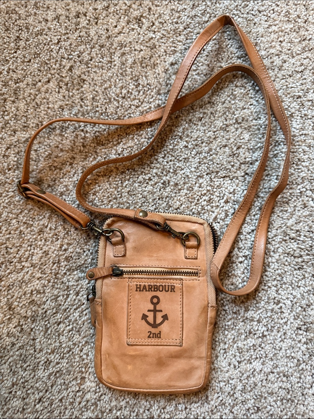 Harbour 2nd Tan Leather Crossbody Bag